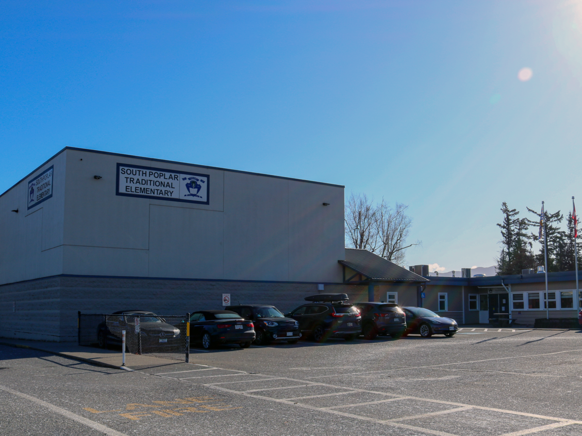 Exterior of South Poplar Elementary
